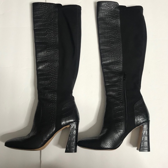 Vince Camuto Lafinda Crocodile Texture 